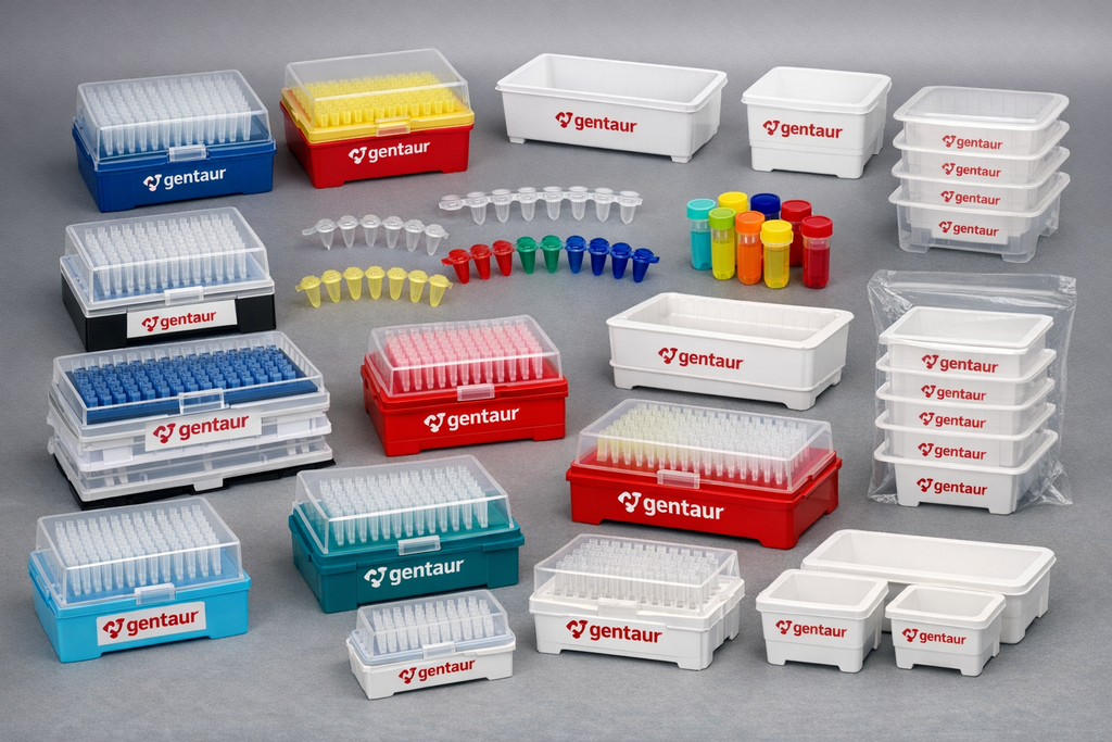 Plaque de culture tissulaire optiquement claire, 96 puits, culture tissulaire traitée, irradiée gamma, avec couvercle, base transparente de 190 μm, cadre noir, 24 plaques et couvercles par caisse